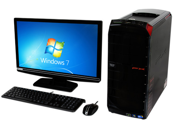 Computadora Gateway FX6840-08M, 
Procesador Intel Core i7-860M (2.8 GHz), 
Memoria de 6GB DDR3, 
D.D. de 1TB SATA, SuperMulti DVD±R/RW, 
Red, Windows 7 Home Premium (64 bits), 
Monitor LCD Widescreen de 23