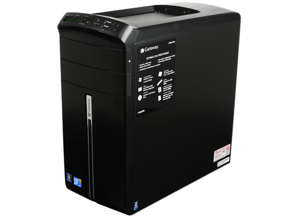Computadora Gateway DX4822-03M,
Procesador Intel Core 2 Quad Q8300 (2.5GHz),
Memoria de 4GB DDR2, Bocinas, Cámara Web,
D.D. de 640GB, SuperMulti DVD±R/RW,
Red,  Windows 7 Home Premium (64 bits),
No Incluye Monitor.