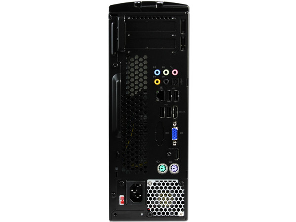 Mini Computadora Gateway SX2802-01m, ,
Procesador Intel Pentium E5300 (2.60 GHz),
Memoria 4 GB DDR2 ,
D.D. de  1TB  SATA, DVD±R/RW,
Red,  HDMI , Windows 7 Home Premium 64 Bits