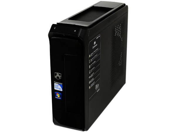Mini Computadora Gateway SX2851-41M,
Procesador Intel Pentium G6950 (2.8GHz),
Memoria 4 GB DDR3, D.D. de 1TB,
DVD±R/RW DL, Red Gigabit, 
Windows 7 Home Premium (64 Bits),
No Incluye Monitor