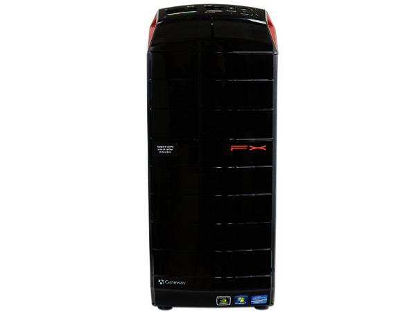 Computadora Gateway FX6860-MO10P:
Procesador Intel Core i7-2600 (3.4GHz),
Memoria de 12GB DDR3, Disco Duro de 2TB, 
SuperMulti DVD±R/RW DL, Video Nvidia Geforce GTX550Ti,
Windows 7 Home Premium (64 bits),
No Incluye Monitor