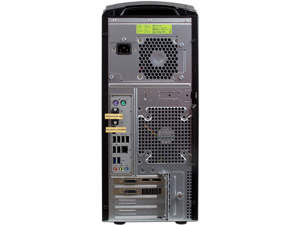 Computadora Gateway FX6860-MO10P:
Procesador Intel Core i7-2600 (3.4GHz),
Memoria de 12GB DDR3, Disco Duro de 2TB, 
SuperMulti DVD±R/RW DL, Video Nvidia Geforce GTX550Ti,
Windows 7 Home Premium (64 bits),
No Incluye Monitor
