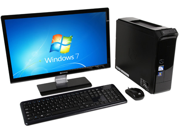 Mini Computadora Gateway SX2855-MO10B,
Procesador Intel Pentium-G630 (2.70 GHz),
Memoria 3GB DDR3, Disco Duro de 500GB,
SuperMulti DVD±R/RW DL, Red Gigabit, Video Intel HD Graphics, 
Windows 7 Home Basic (64 bits) ,
Monitor LED Widescreen de 21.5