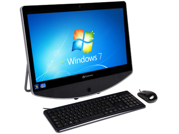 Computadora Gateway All in One  ZX6961-MR20P,
Procesador Intel Core i3-2100 (3.1GHz),
Memoria 2GB DDR3, D.D. de 1TB,
Video Intel HD Graphics, SuperMulti DVD±RW DL,
Windows 7 Home Premium (64 bits),
Pantalla Widescreen Full HD Touchscreen  de 23
