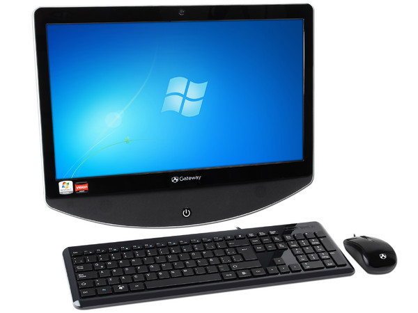 Computadora Gateway All in One ZX4250-MR0S ,
Procesador AMD E-350 (1.6 GHz),
Memoria 2GB DDR3, D.D. de 500GB,
DVD-SuperMulti DL, Video Radeon HD 6310,
Windows Starter (32 bits),
Pantalla LCD Widescreen de 20