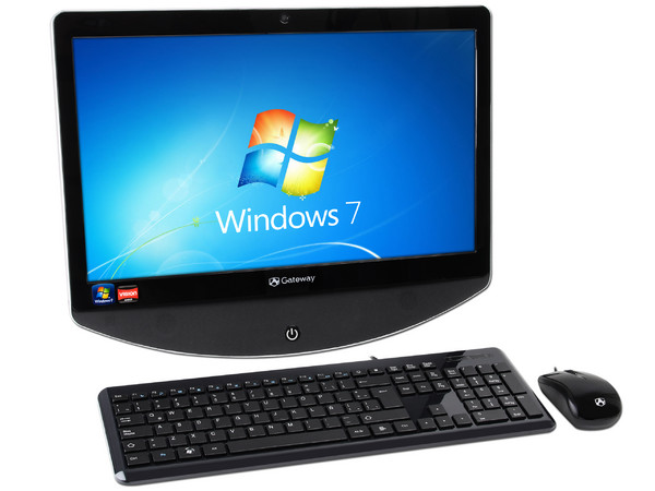 Computadora Gateway All in One ZX4251-MO20B:
Procesador AMD Dual Core E-350 (1.6 GHz),
Memoria 3GB DDR3, D.D. de 500GB,
Video AMD Radeon HD 6310, SuperMulti DVD±RW DL,
Windows 7 Home Basic (64 bits),
Pantalla Widescreen Multimedia Touch de 20