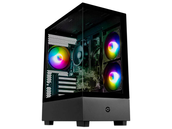 PC Gamer Getttech 320GB-02M,
Procesador AMD Ryzen 3 3200G (hasta 3.6 Ghz),
Memoria de 16GB DDR4,
SSD de 480GB,
Video Radeon Vega 8,
S.O. Windows 11 (Versión de prueba), Color Negra.