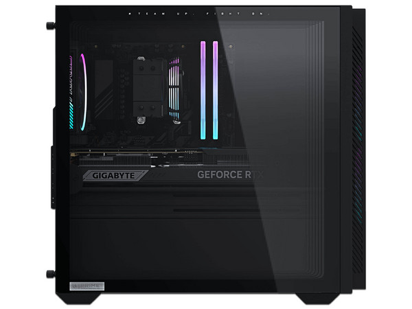 PC de Escritorio Gigabyte Aorus Prime  3 AP3A5N6-5104,
Procesador AMD Ryzen 5 9500F (hasta 5.0 GHz),
Memoria de 16GB DDR5,
SSD de 1TB,
Video GeForce RTX 5060,
S.O. Windows 11 Home. Color Negra.