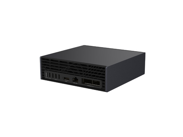 Mini PC de Escritorio Gigabyte AI TOP ATOM: 
Procesador NVIDIA GB10, 
Memoria de 128GB, 
SSD de 4TB, 
Video NVIDIA Blackwell, 
S.O. DGX OS.