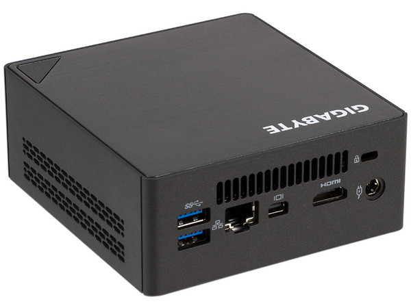 Mini Computadora Gigabyte PC BRIX: 
Procesador Intel Core i3-7100U (2.40 GHz), 
Soporta RAM de hasta 32GB DDR4, 
Puerto de Almacenamiento para 2.5” HDD/SSD, 7.0/9.5 mm,
Red 802.11b/g/n, 
Compatible Windows 7 hasta Windows 10 (64 bits), 
No incluye 