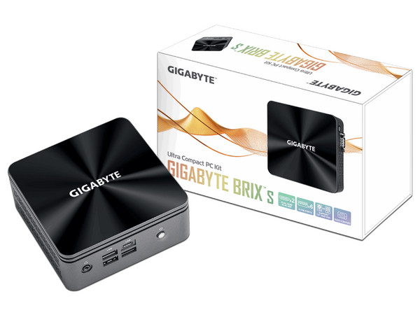 Mini PC Barebone GIGABYTE BRIX,
Procesador Intel Core i3 10110U (hasta 4.1 GHz),
Soporta hasta 32 GB DDR4,
No Incluye Disco Duro,
Video UHD Graphics 620,
S.O. No Incluye.