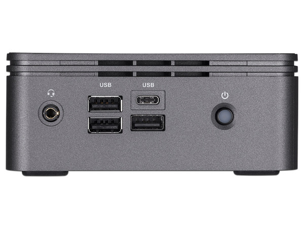 Mini PC de Escritorio Gigabyte GB-BRI3H-10110-BW,
Procesador Intel Core i3-10110U (hasta 4.1 GHz),
Soporta hasta 64GB SODIMM DDR4, Soporta D.D. de 2.5