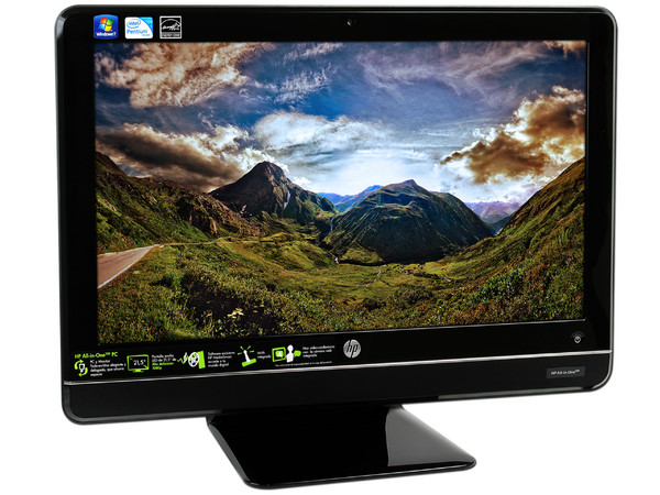 Computadora HP All-in-One 200-5220la,
Procesador Intel Pentium D.C. E5500 (2.8 GHz),
Memoria 2GB DDR3, D.D. de 750GB SATA II,
Webcam, Red 10/100/1000,802.11b/g/n,
Windows 7 Home Basic (64Bits),
Pantalla LCD Wide de 21.5