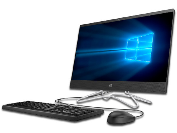 All in One HP 200 G3,
Procesador Intel Core i3 8130U (2.20 GHz),
Memoria de 4GB DDR4,
Disco Duro de 1TB,
Pantalla de 21.5