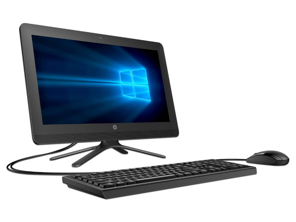 All in One HP 205 G3,
Procesador AMD E2 7110 (1.8 GHz),
Memoria de 8GB DDR3L,
Disco Duro de 1TB,
Pantalla de 19.5