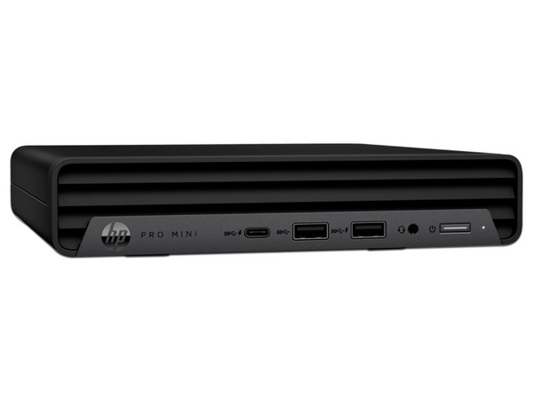 Mini Pc de Escritorio HP Pro 400  G9,
Procesador Intel Core i5 12500T (Hasta 4.40 GHz),
Memoria de 8GB DDR4,
SSD de 256GB,
Video UHD Graphics 770,
S.O. Windows 11 Pro (64 Bits)