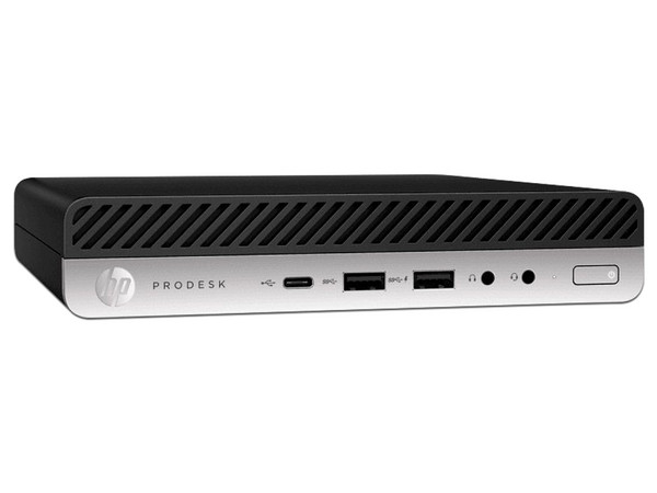 Desktop HP ProDesk 600 G4 DM,
Procesador Intel Core i5 9500T (hasta 3.70 GHz),
Memoria de 8GB DDR4,
SSD de 256GB,
Video HD Graphics 630,
S.O. Windows 10 Pro (64 Bits).