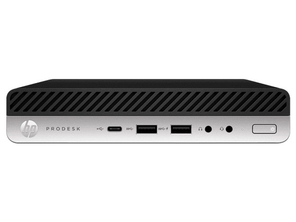 Desktop HP ProDesk 600 G4 DM,
Procesador Intel Core i5 9500T (hasta 3.70 GHz),
Memoria de 8GB DDR4,
SSD de 256GB,
Video HD Graphics 630,
S.O. Windows 10 Pro (64 Bits).