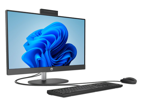 All In One HP ProOne 245 G10: 
Procesador AMD Athlon Silver 7120U (hasta 3.5 GHz), 
Memoria de 4GB DDR4, 
SSD de 128GB, 
Pantalla de 23.8