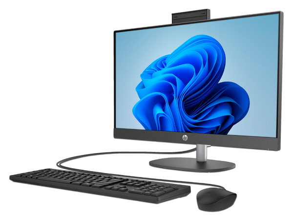 All In One HP ProOne 245 G10: 
Procesador AMD Athlon Silver 7120U (hasta 3.5 GHz), 
Memoria de 4GB DDR4, 
SSD de 128GB, 
Pantalla de 23.8