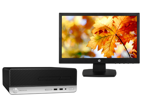 Desktop HP ProDesk 400 G6 SFF,
Procesador Intel Core i5 8500 (hasta 4.10 GHz),
Memoria de 8GB DDR4,
HDD de 1TB,
Video HD Graphics 630,
Unidad Óptica DVD±R/RW,
S.O. Windows 10 Pro (64 Bits) + Monitor LED HP V194 de 18.5