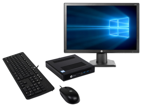 Desktop HP 800 G2,
Procesador Intel Core i5 6500 (hasta 3.6 GHz),
Memoria de 8GB DDR3L,
Disco Duro de 500GB,
Video Intel HD Graphics 530,
S.O. Windows 10 Pro/Windows 7 Pro
Incluye monitor HP V203P de 19.5