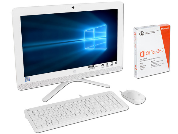 All in One HP 20-C006LA,
Procesador Intel Core i3 6100U (2.30 GHz),
Memoria de 4GB DDR3L,
Disco Duro de 1TB,
Pantalla de 19.5