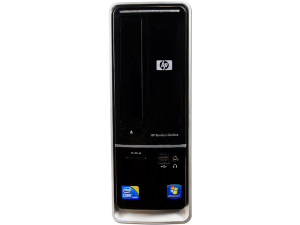 Mini Computadora HP Pavilion Slimline PC S5723LA,
Procesador Intel Core i3-550 (3.2GHz),
Memoria 2GB DDR3, D.D. de 500GB,
DVD SuperMulti DL LightScribe, Red,
Windows 7 Home Basic (64Bits),
Monitor LED Widescreen de 20