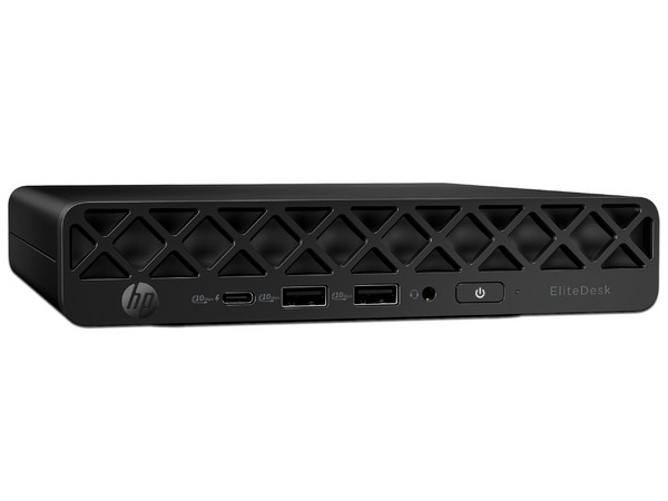 PC Mini HP EliteDesk 8 Mini G1a,
Procesador AMD Ryzen 5 220 (hasta 4.9 Ghz),
Memoria de 16GB DDR5 5600 MHz,
SSD de 512GB,
Video Radeon 740M,
S.O. Windows 11 Pro, Color Negra.