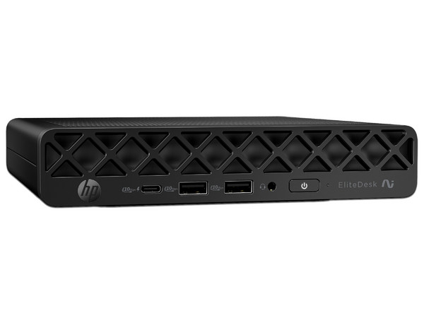 PC Mini HP EliteDesk 8 G1a,
Procesador AMD Ryzen 5 AI 340 (hasta 4.8 Ghz),
Memoria de 16GB DDR5,
SSD de 1TB,
Video Radeon 840M,
S.O. Windows 11 Pro, Color Negra.