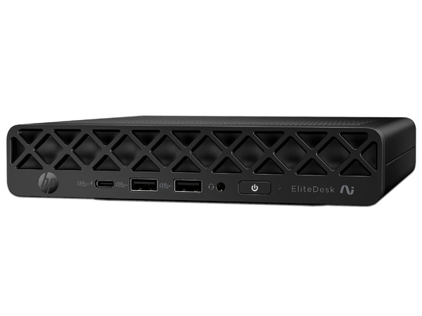 PC Mini HP EliteDesk 8 G1a,
Procesador AMD Ryzen 7 AI 350 (hasta 5.0 GHz),
Memoria de 16GB DDR5,
SSD de 1TB,
Video Radeon 860M,
S.O. Windows 11 Pro, Color Negra.
