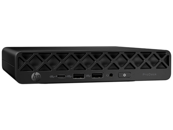 Mini PC de Escritorio HP ProDesk 4 AI G1i: 
Procesador Intel Core Ultra 7 265T (hasta 5.3 GHz), 
Memoria de 16GB DDR5,
SSD de 512GB, 
Video Intel Graphics, 
S.O. Windows 11 Pro.