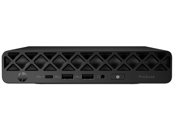 Mini PC de Escritorio HP ProDesk 4 AI G1i: 
Procesador Intel Core Ultra 7 265T (hasta 5.3 GHz), 
Memoria de 16GB DDR5, 
SSD de 512GB, 
Video Intel Graphics, 
S.O. Windows 11 Pro.