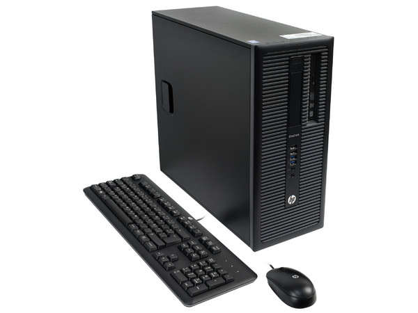 Computadora HP EliteDesk 800 G1,
Procesador Intel Core i7-4770 (hasta 3.9 GHz) 4ta Generación,
Memoria 4 GB DDR3, D.D. de 500 GB,
DVD±R/RW DL, Video Intel HD Graphics 4600,
Windows 7 Pro actualizable a Windows 8 Pro.
No Incluye Monitor