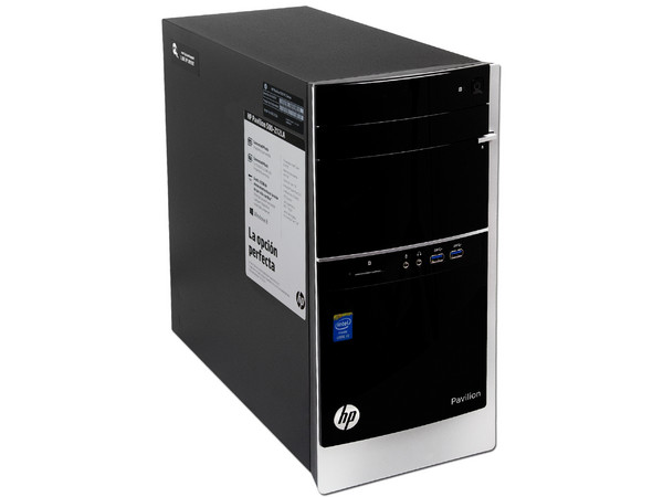 Computadora HP Pavilion 500-212LA,
Procesador Intel Core i3-4130 (3.4 GHz) 4ta Generación,
Memoria 4 GB DDR3, Disco Duro de 1 TB,
DVD±R/RW DL, Video Intel HD Graphics 4400,
Windows 8.1 (64 Bits),
No Incluye Monitor.
