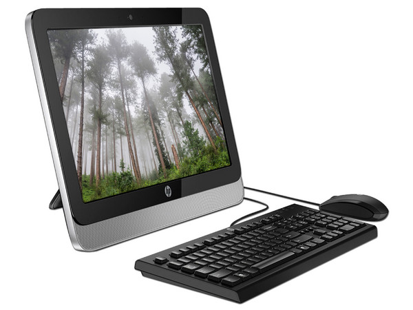 Computadora HP 18 All-in-One Business PC,
Procesador Intel Celeron J1800 (2.41 GHz),
Memoria 4 GB DDR3, D.D. de 500 GB,
DVD±R/RW, Red 802.11b/g/n, Video Intel HD,
No Incluye Sistema Operativo,
Pantalla LED de 18.5