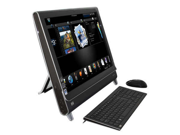Computadora HP TouchSmart PC IQ510la,
Procesador Intel Core 2 Duo T5850 (2.16 Ghz),
Memoria 4GB PC2-5300 DDR2,
D.D. de 500GB SATA, SuperMulti DVD±R/RW,
Monitor HD Sensible al Tacto de 22