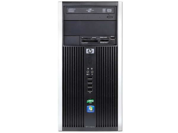 Computadora HP 6005 Pro (LE629LT),
Procesador AMD Athlon II X2 B26 (3.2 GHz),
Memoria 2GB DDR3, D.D. de 500GB,
Video Radeon HD4200,
DVD±R/RW LightScribe, Red,
Windows 7 Professional (32 bit)
Monitor LCD S1933 de 18.5