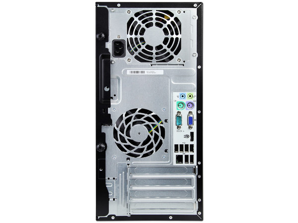 Computadora HP 6005 Pro (LE629LT),
Procesador AMD Athlon II X2 B26 (3.2 GHz),
Memoria 2GB DDR3, D.D. de 500GB,
Video Radeon HD4200,
DVD±R/RW LightScribe, Red,
Windows 7 Professional (32 bit)
Monitor LCD S1933 de 18.5