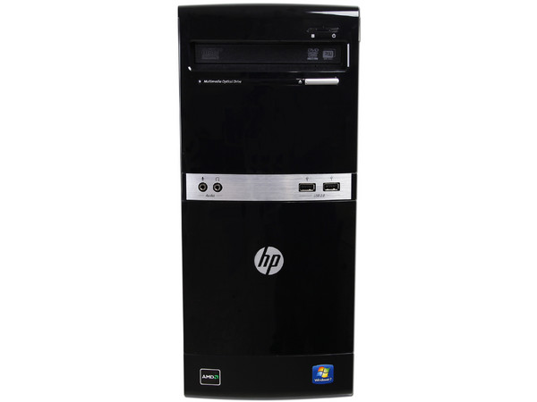 Computadora HP 505B (LK653LT),
Procesador AMD Athlon II X2 265 (3.3 GHz),
Memoria 2GB DDR3, D.D. de 500 GB,
DVD SuperMulti, Red, Video NVIDIA GeForce 6150SE,
Windows 7 Professional (32 bit),
No Incluye Monitor.