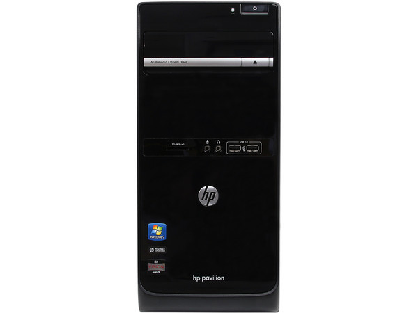 Computadora HP Pavilion P6-2105la,
Procesador AMD E450 (1.65 GHz),
Memoria 2GB DDR3, D.D. de 500 GB,
DVD SuperMulti, Red, Video Radeon HD 6320,
Windows 7 Home Basic (64 bit) ,
No Incluye Monitor.