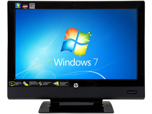 Computadora HP TouchSmart PC 310-1210la,
Procesador AMD Athlon II X3 420e (2.6 GHz),
Memoria 4GB DDR3, Disco Duro de 1TB,
Video Radeon HD 4270, Red 802.11b/g/n,
Windows 7 Home Premium (64 bits),
Pantalla LCD HD Widescreen Multi-táctil de 20