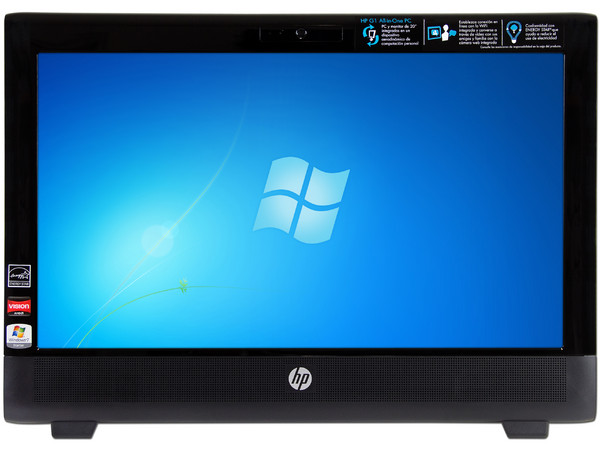 Computadora HP All-in-One G1-2112LA (QN682AA),
Procesador AMD X2 E-350 (1.6 GHz),
Memoria 2GB DDR3, Disco Duro de 500GB,
Video Radeon HD 6310, Red 802.11b/g/n,
Windows 7 Starter (32 Bits),
Pantalla LCD HD Widescreen de 20