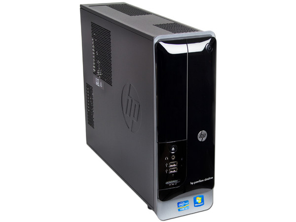 Mini Computadora HP Slimline S5-1023LA (QN689AA),
Procesador Intel Core i3-2100 (3.1GHz),
Memoria 2GB DDR3, D.D. de 500GB,
DVD±R/RW LightScribe, Red, Video Intel HD Graphics,
Windows 7 Home Basic (64 Bits),
No Incluye Monitor