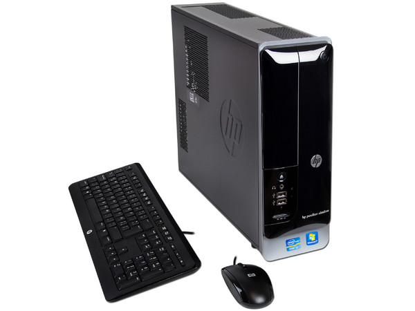 Mini Computadora HP Slimline S5-1023LA (QN689AA),
Procesador Intel Core i3-2100 (3.1GHz),
Memoria 2GB DDR3, D.D. de 500GB,
DVD±R/RW LightScribe, Red, Video Intel HD Graphics,
Windows 7 Home Basic (64 Bits),
No Incluye Monitor