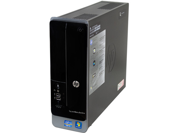 Mini Computadora HP Slimline S5-1023LA (QN689AA),
Procesador Intel Core i3-2100 (3.1GHz),
Memoria 2GB DDR3, D.D. de 500GB,
DVD±R/RW LightScribe, Red, Video Intel HD Graphics,
Windows 7 Home Basic (64 Bits),
No Incluye Monitor