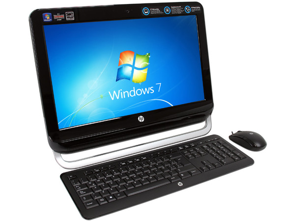 Computadora HP All in One Omni 120-1010la (QS313AA),
Procesador AMD E-450 (1.65 GHz),
Memoria 2GB DDR3, D.D. de 500MB,
Video Radeon HD 6320, DVD SuperMulti, Red 802.11b/g/n,
Windows 7 Home Basic (64 bits),
Monitor LED HD de 20