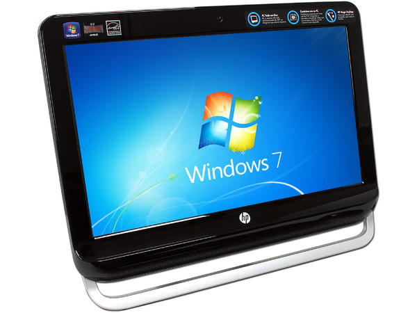 Computadora HP All in One Omni 120-1016la (QS324AA),
Procesador AMD E-450 (1.65 GHz),
Memoria 4GB DDR3, D.D. de 1TB,
Video Radeon HD 6320, DVD SuperMulti, Red 802.11b/g/n,
Windows 7 Home Basic (64 bits),
Monitor LED HD de 20
