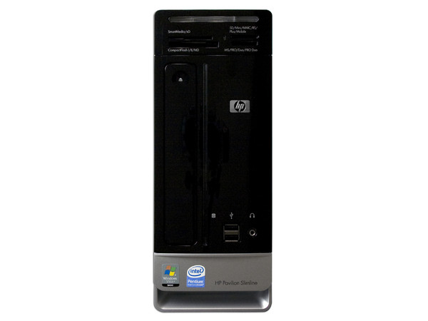 Computadora HP Pavilion Slimline s3410la,
Procesador Intel Pentium DualCore E2180 (2.0GHz),
Memoria 2 GB (1x1024) PC2-6400 DDR2,
D.D. de 250GB SATA, Super Multi DVD±R/RW,
Red, Módem 56K, Windows Vista Home Basic,
Incluye Monitor LCD 19