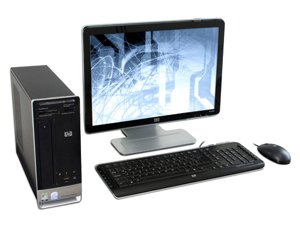 Computadora HP Pavilion Slimline s3410la,
Procesador Intel Pentium DualCore E2180 (2.0GHz),
Memoria 2 GB (1x1024) PC2-6400 DDR2,
D.D. de 250GB SATA, Super Multi DVD±R/RW,
Red, Módem 56K, Windows Vista Home Basic,
Incluye Monitor LCD 19
